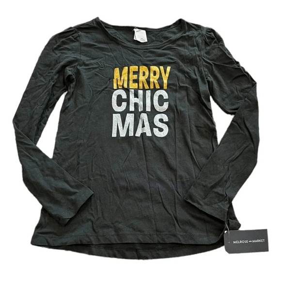 Melrose & Market Long Sleeve Christmas Tee L - Picture 1 of 2